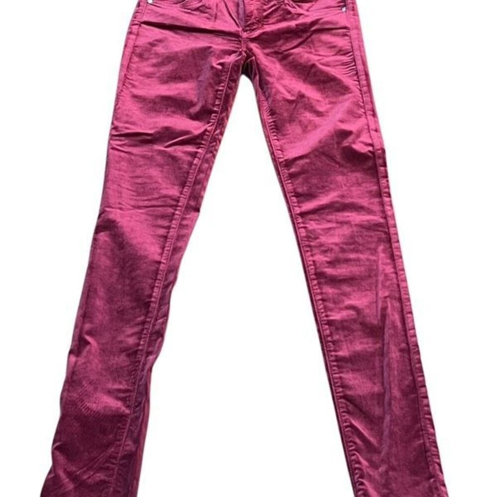 Adriano Goldschmied The Legging Super Skinny Velvet Jeans Pants Size 26